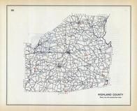 Highland County, Ohio State 1915 Archeological Atlas